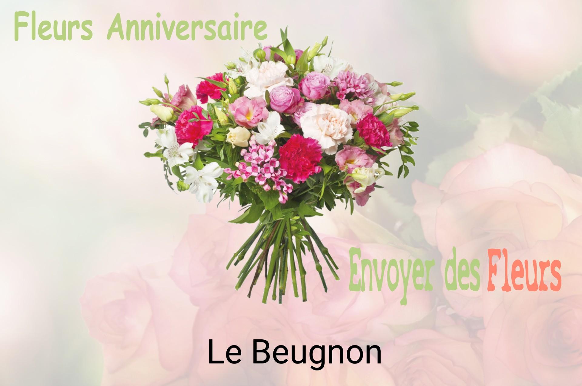 Bouquet de fleurs d’anniversaire livré à Le Beugnon